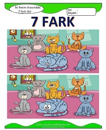 İki Resim Arasındaki Farkı Bul Etkinliği